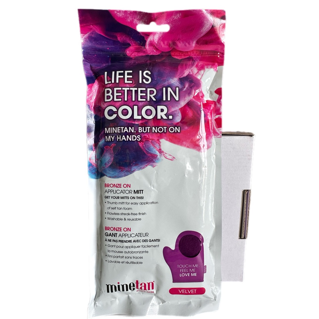 Minetan Bronze On Applicator Mitt Velvet Self-Tan Mitt